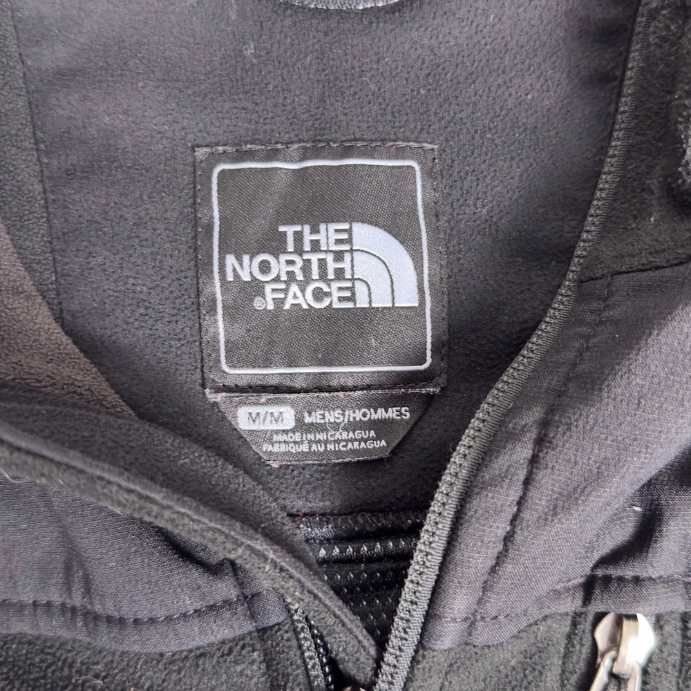 The North Face Windstopper Fleece Softshell Full Zip Jacket Black Mens Medium